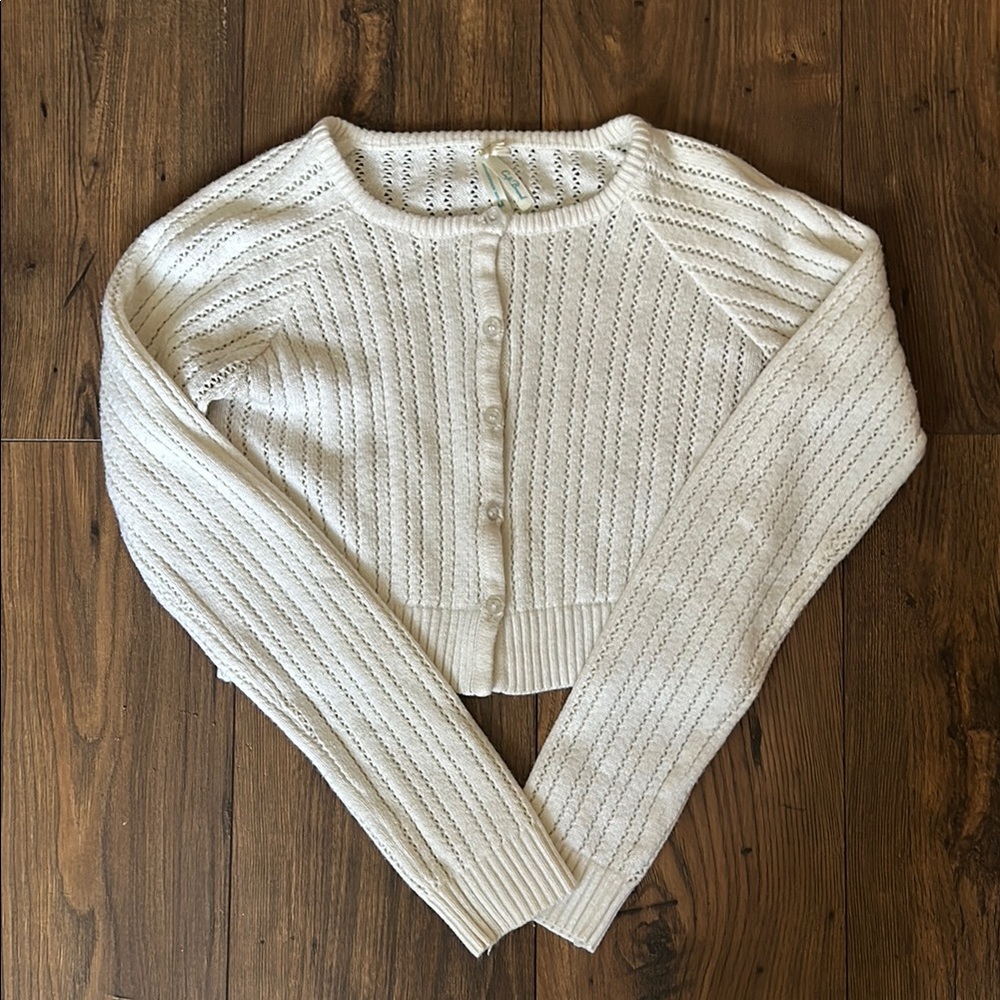 Adorable white/ cream Cardigan